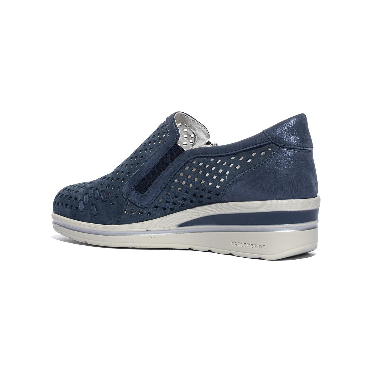 VALLEVERDE VD350W SUEDE BLU Slip-on Donna 