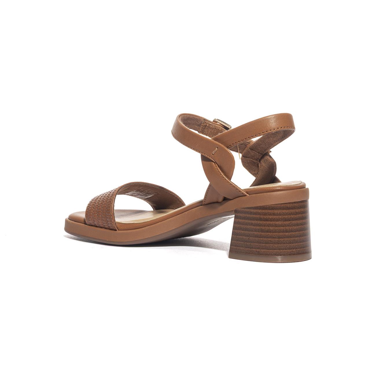 CLARKS 181661 TAN LEATHER Sandali Donna 