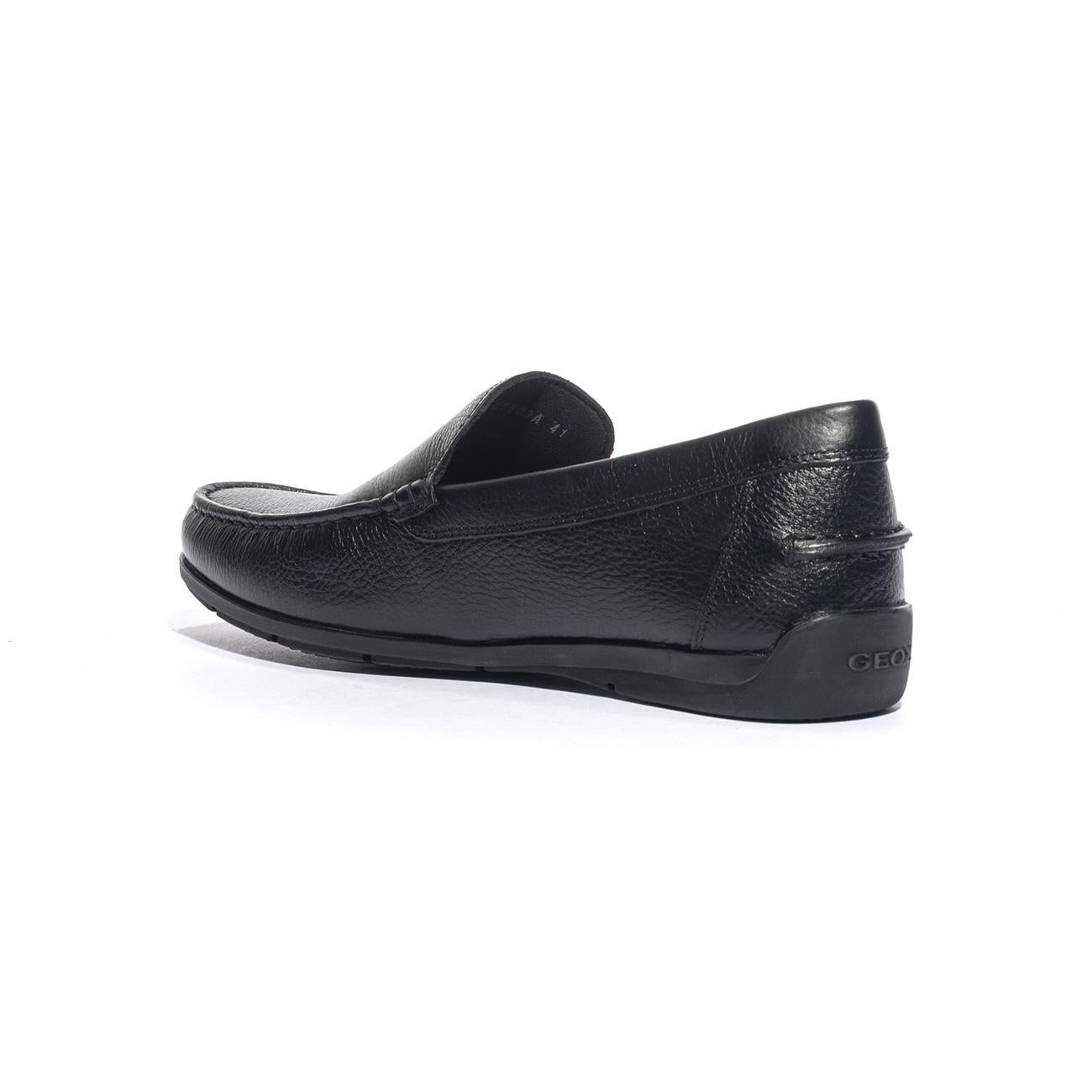 GEOX U55Q3A BLACK C9999 Mocassini Uomo 