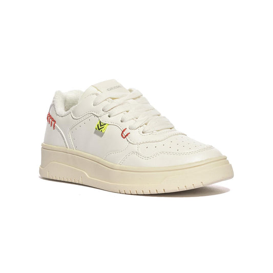 GEOX J56NLC 000BC WHITE  C1000 Sneakers Bambina 