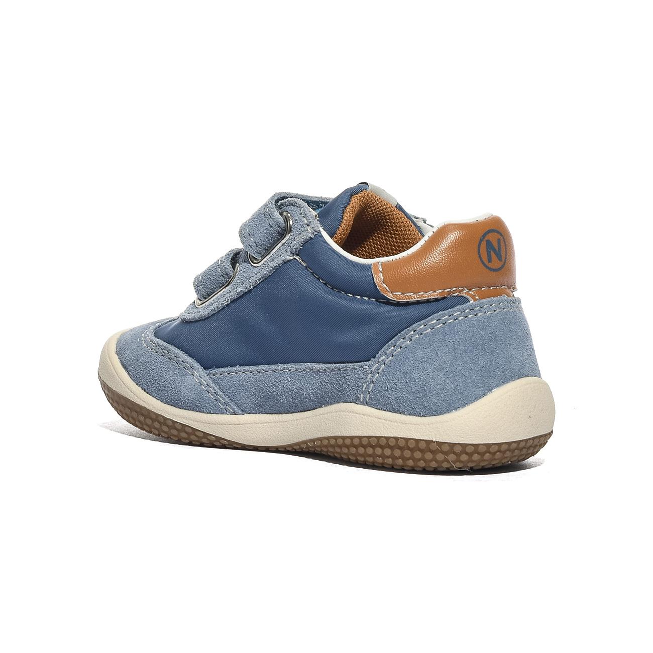 NATURINO 0012018924.01.1C87 WHITE.GREEN.AZURE Sneakers Bambino 