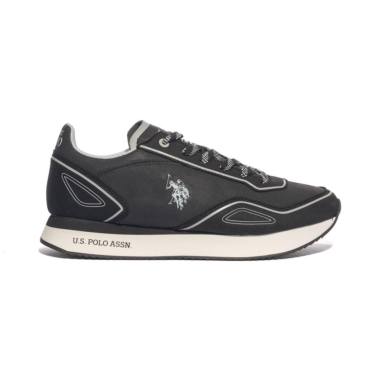 U.S. POLO ASSN. NOBIL012-BLK BLK BLACK Sneakers Uomo 
