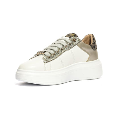 FERRE' F420 WHITE PLATINO Sneakers Donna 