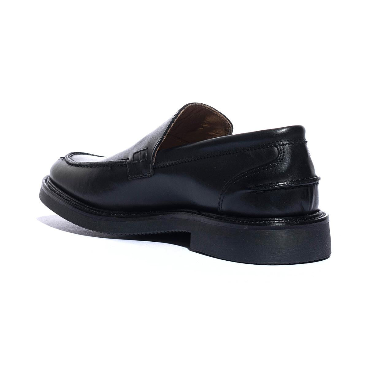 GALLUCCI 1965 MOCASSINO LISCIO NERO Mocassini Uomo 