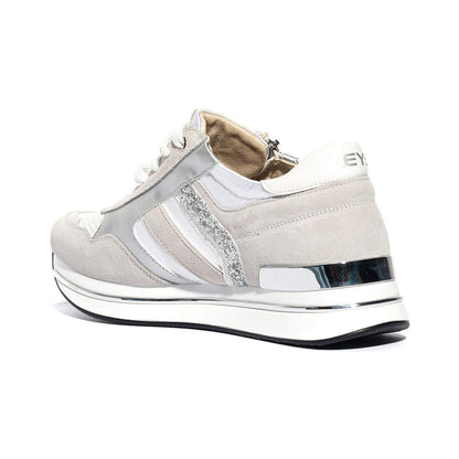 KEYS K7760 WHITE SILVER Sneakers Donna 