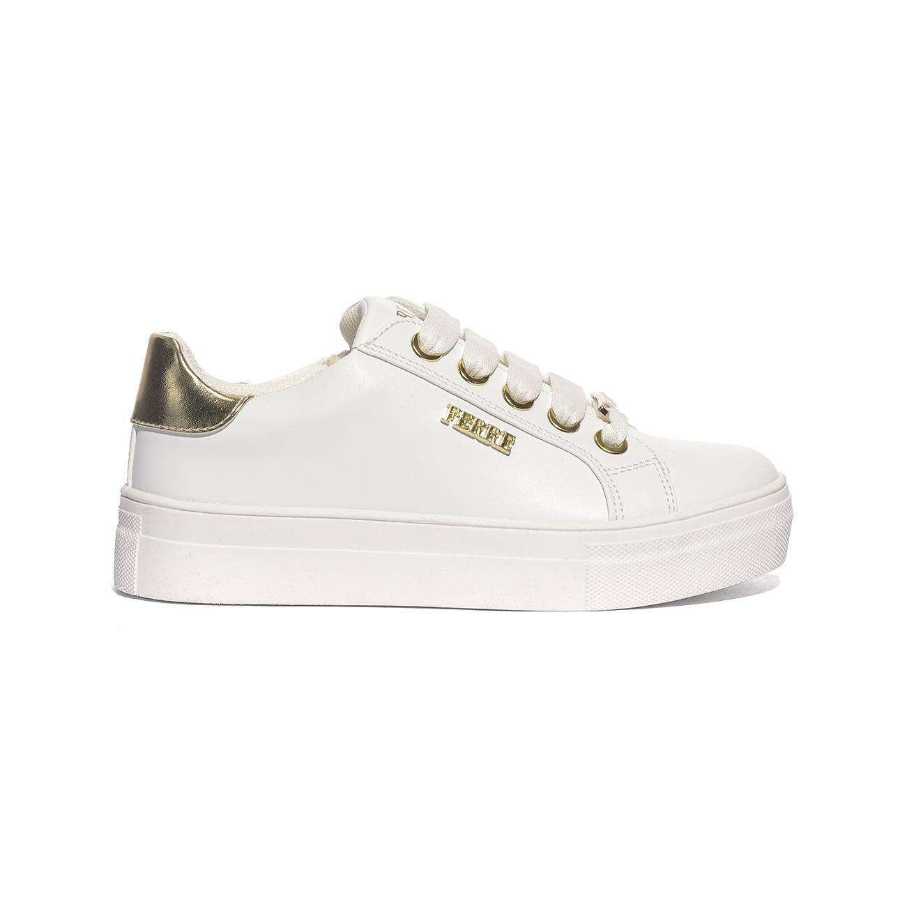 FERRE' FB411 WHITE GOLD Sneakers Bambina 