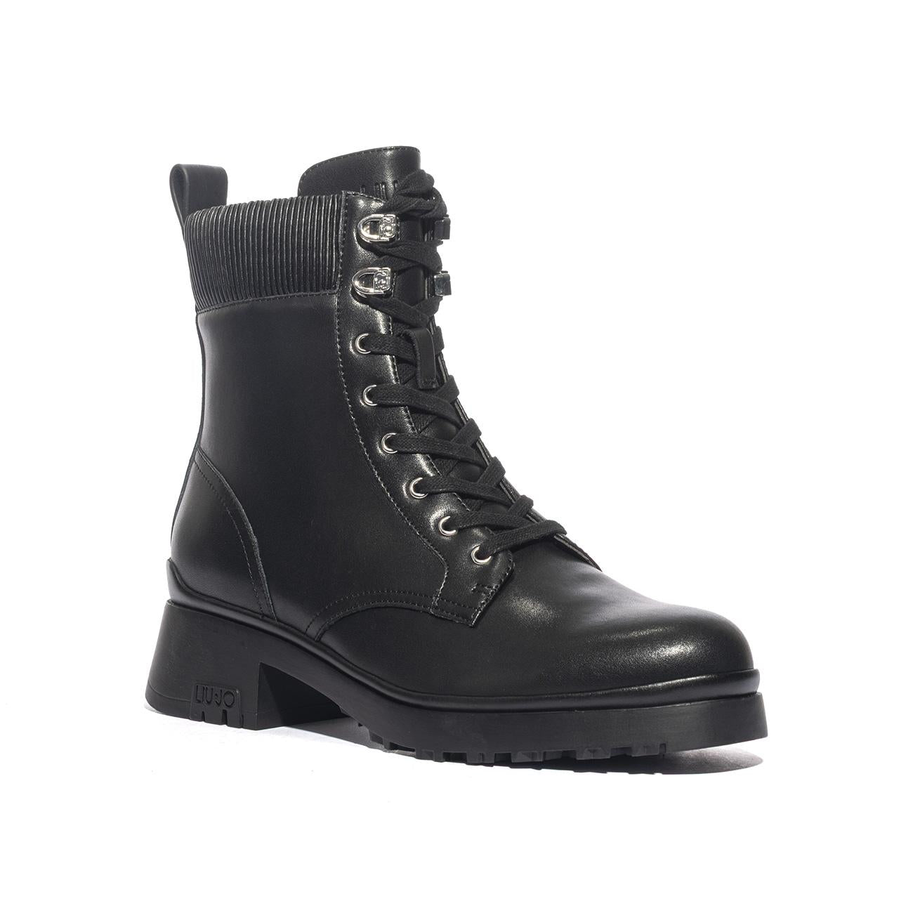 LIUJO SF4141P010222222 CALF BLACK Anfibi Donna 