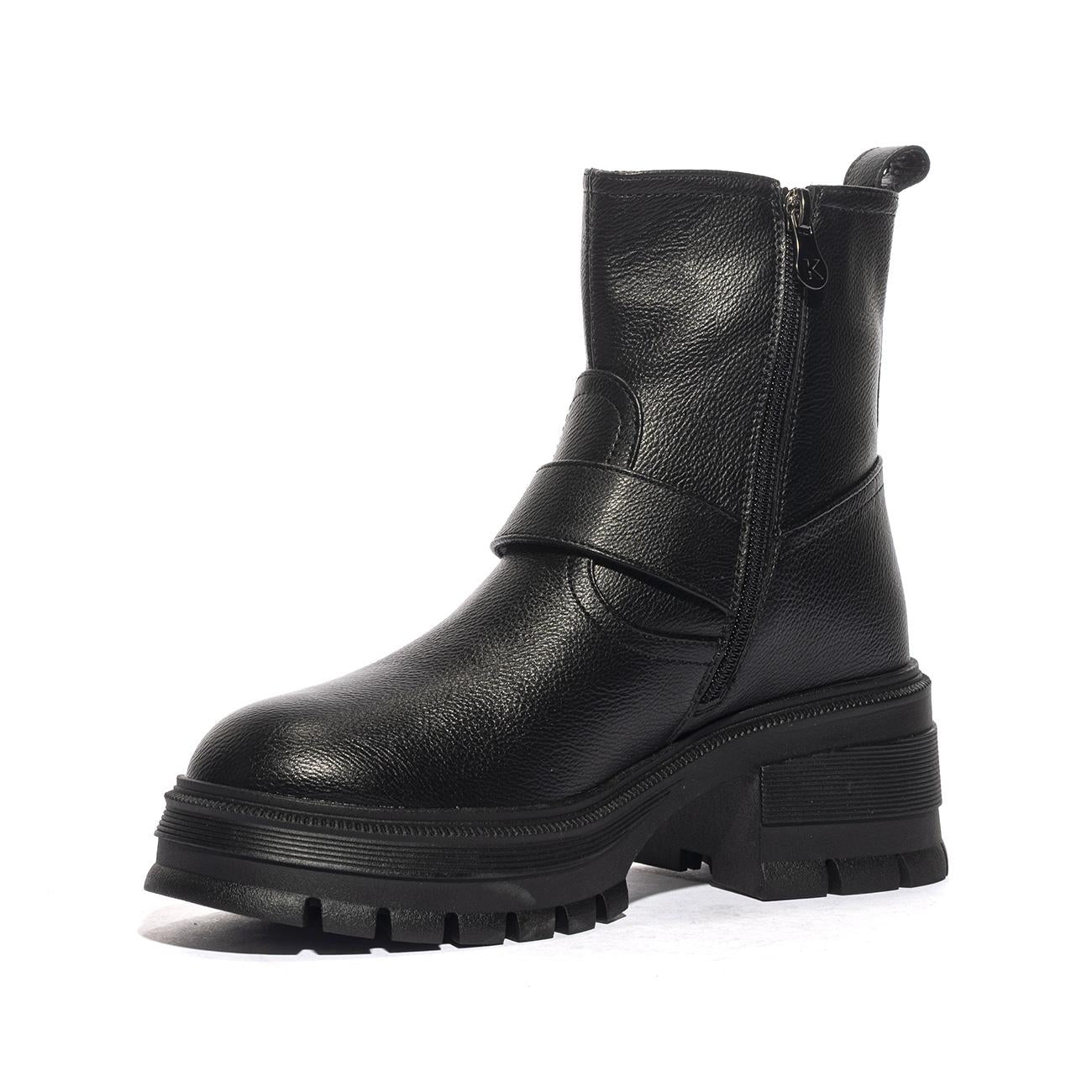 KEYS K11702 BLACK Stivaletti Donna 