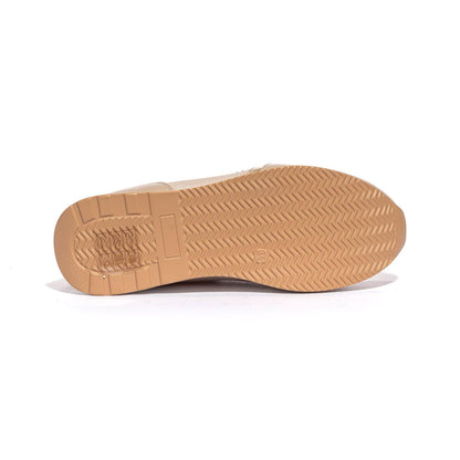 4US 42770 CORDA BEIGE GOLD Sneakers Bambina 
