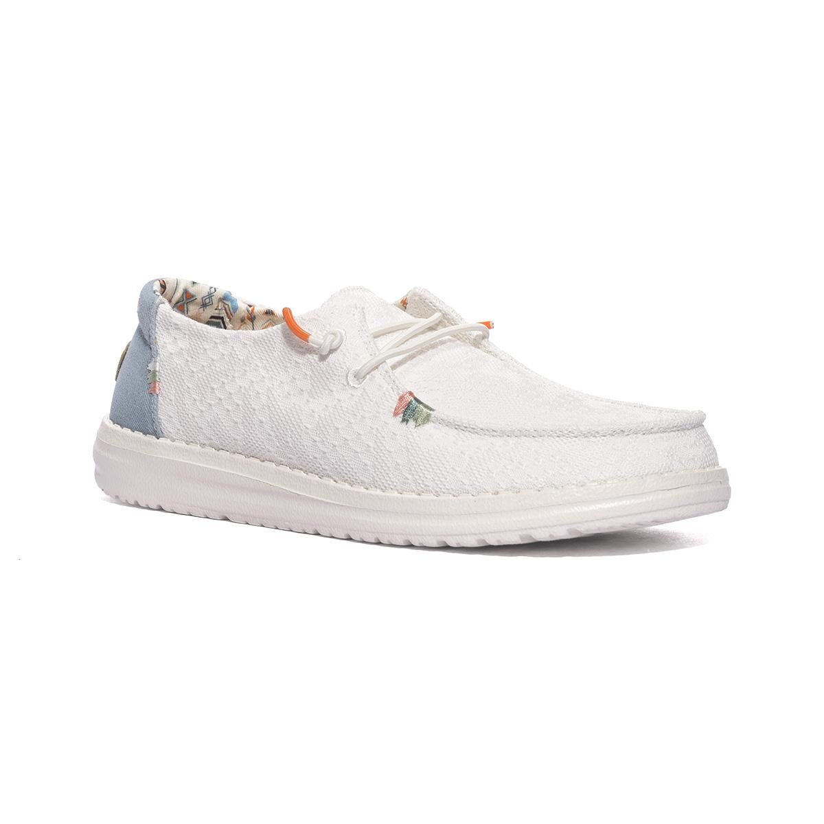 HEY DUDE HD40054 WHITE CROCHET Slip-on Donna 