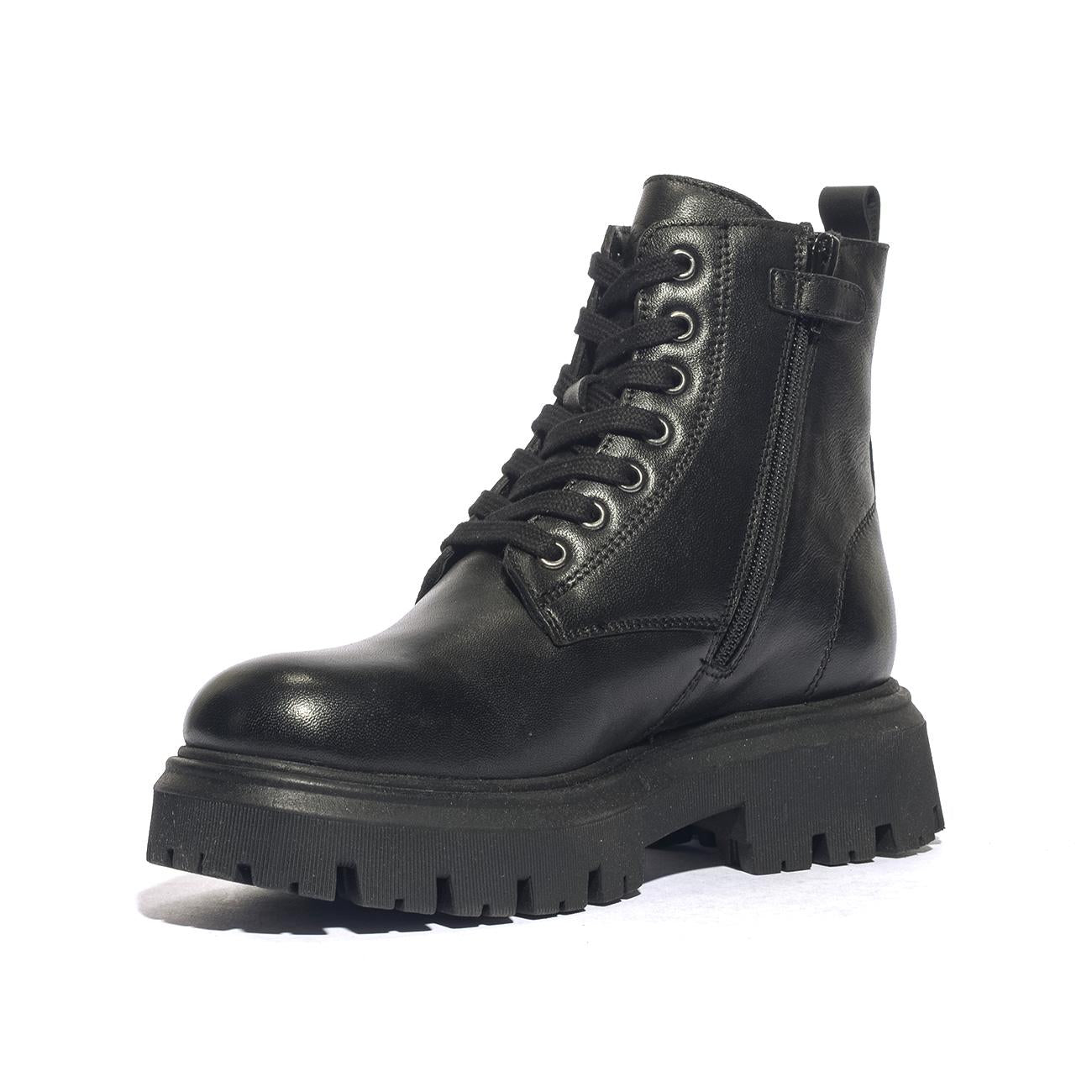 LUMBERJACK SGH1701-001-B01-CB001 BLACK Anfibi Bambina 