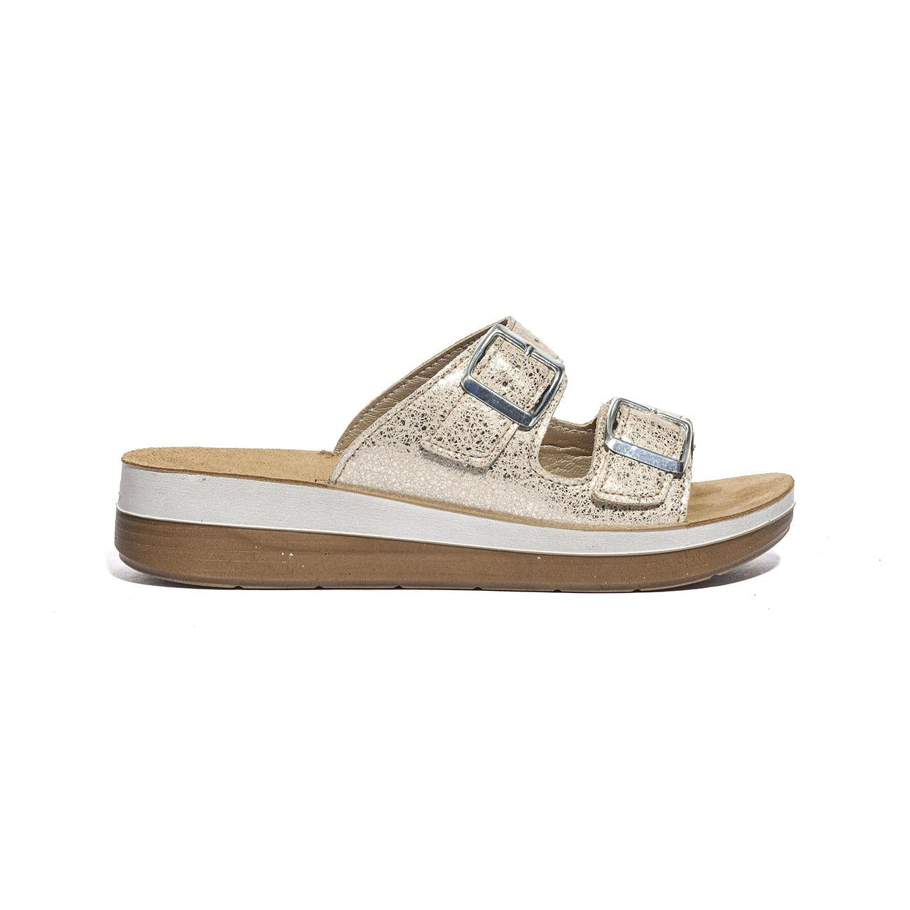IN BLU FT00014M PLATINO Sandali Donna 
