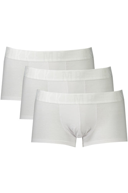 BIKKEMBERGS BKK1UTR14TR_BIWHITE Bianco Boxer Uomo 