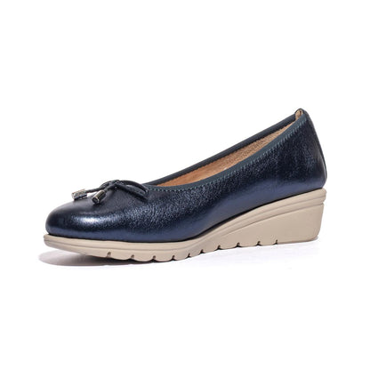 VALLEVERDE VS10330 NAPPA BLU Ballerine Donna 