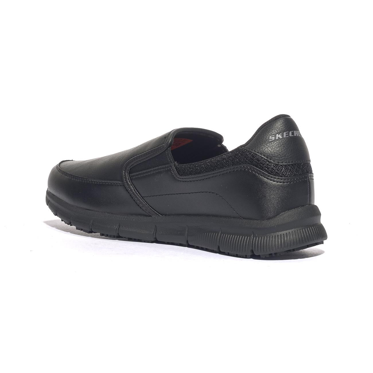 SKECHERS 77157EC BLK Slip-on Uomo 