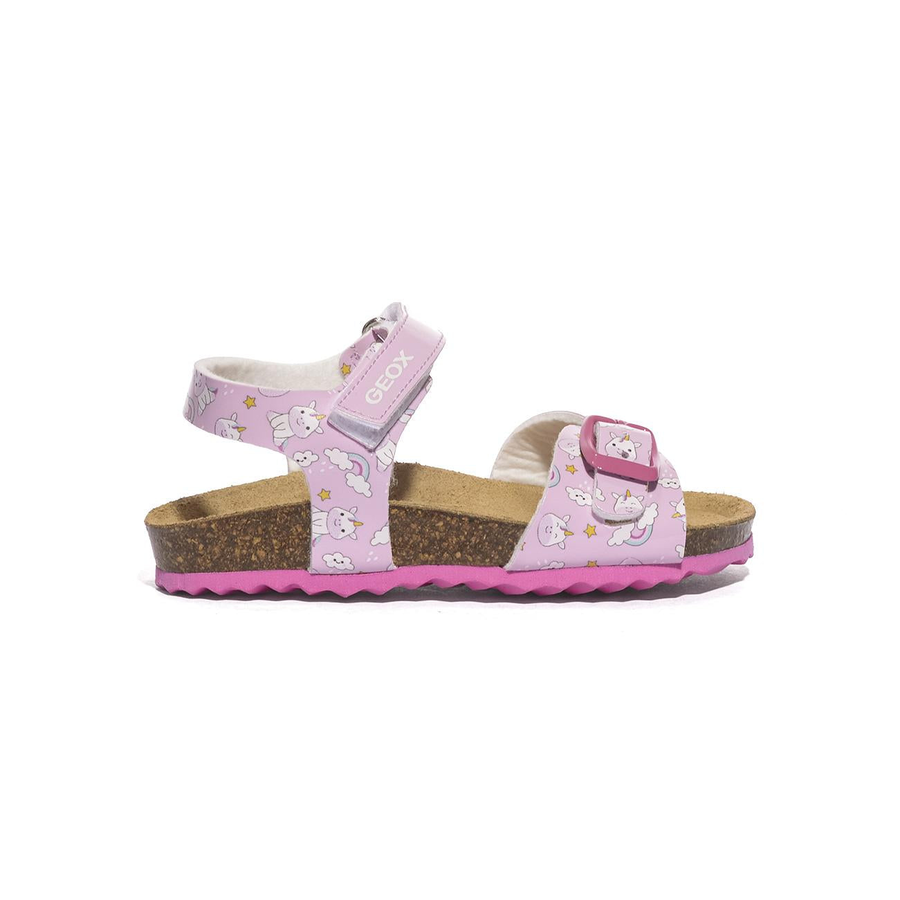 GEOX B922RA 000FC PINK MULTICOLOUR    C8206 Sandali Bambina 