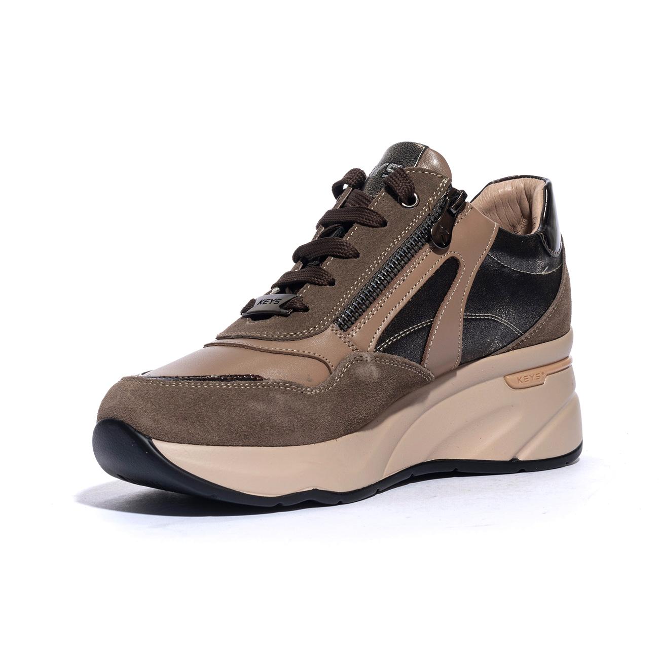 KEYS K8400 ALMOND BRONZO GOLD Sneakers Donna 