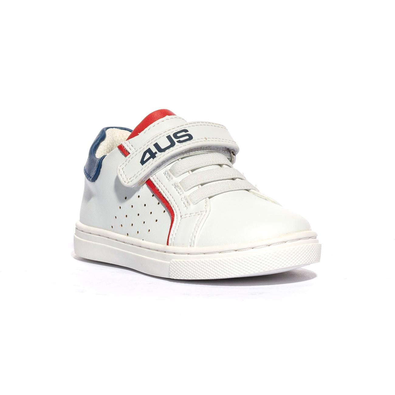 4US 42470 WHITE Sneakers Bambino 