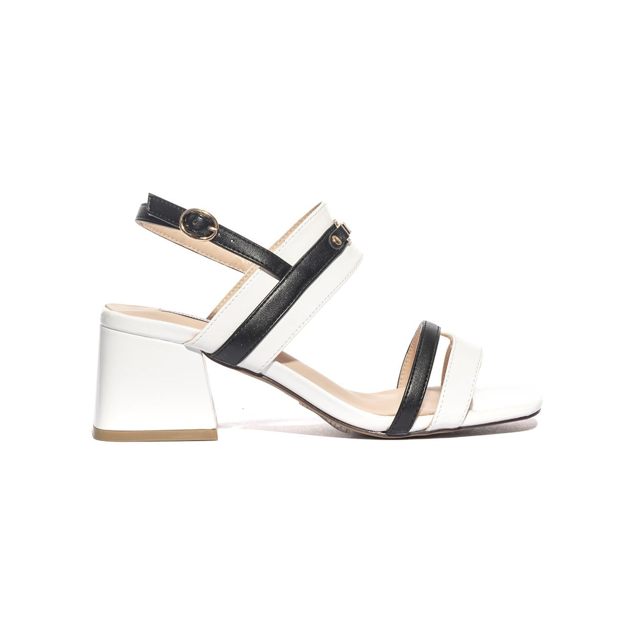 MARIELLA BURANI 50513 WHITE BLACK Sandali Donna 