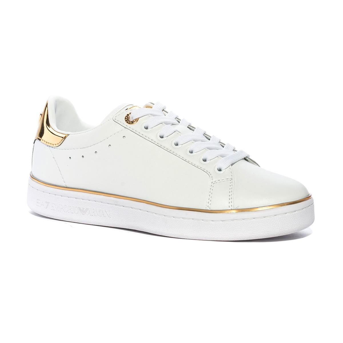 ARMANI X7X009 WHITE GOLD Sneakers Donna 