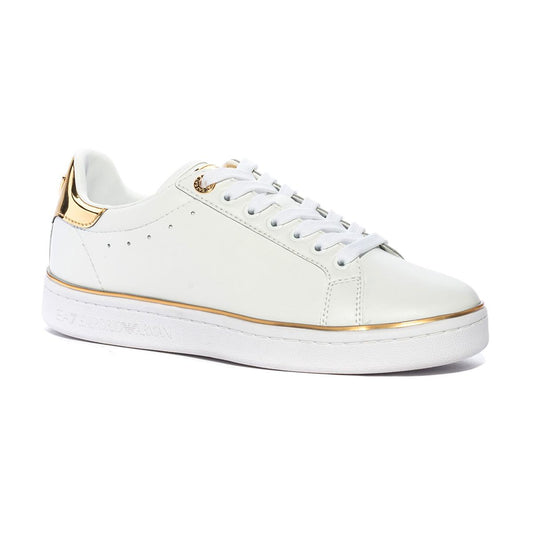 ARMANI X7X009 WHITE GOLD Sneakers Donna 