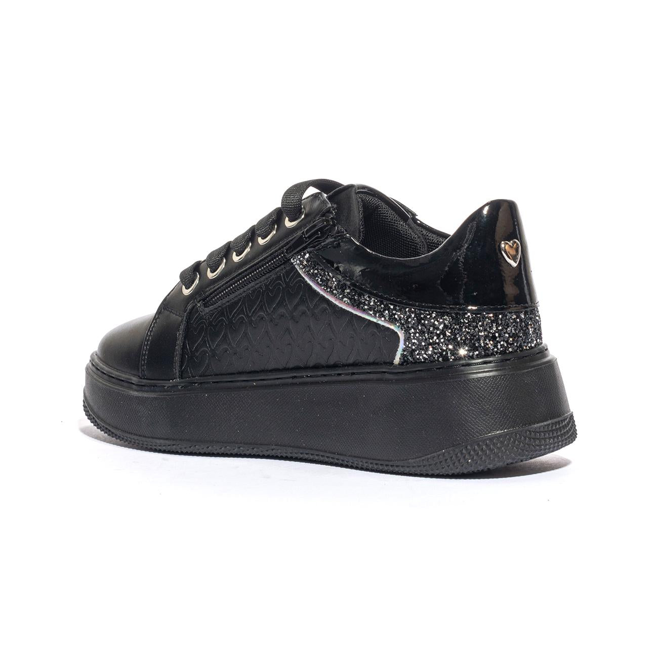 CAFèNOIR C2610 BLACK SILVER Sneakers Bambina 
