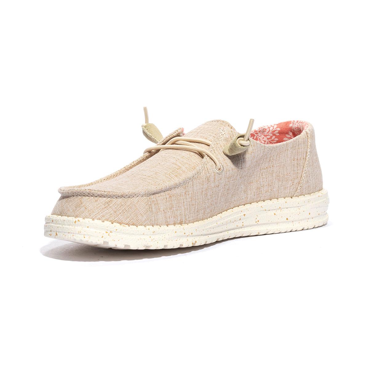 HEY DUDE HD40058-2BK White Nut Slip-on Donna 