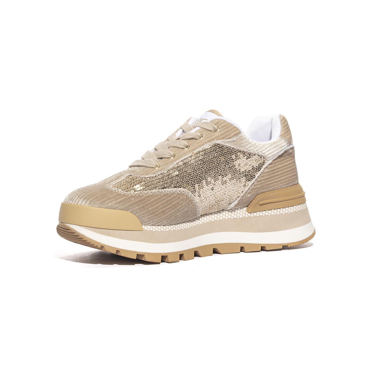 Sneakers Liu Jo AMAZING  Beige BF4053TX432S1802SEQUINS EBONY LIUJO