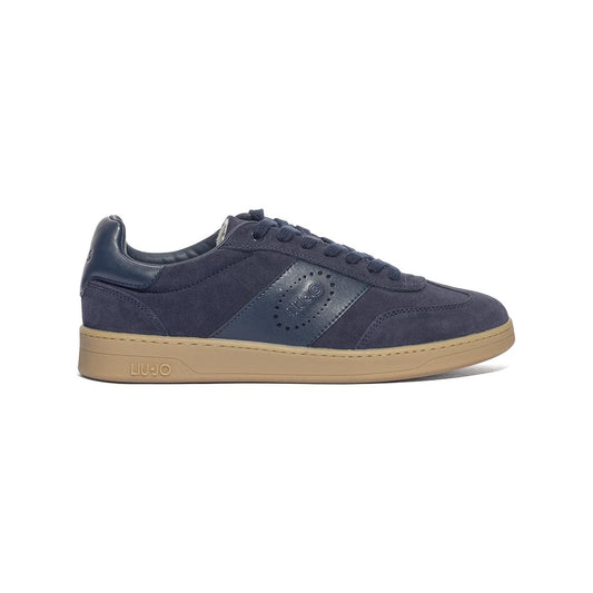LIUJO 7B6015PX31000009 SUEDE CALF LEATH BLUE Sneakers Uomo 