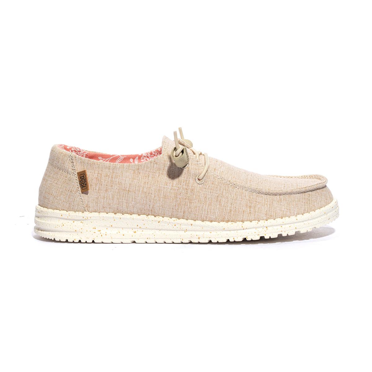 HEY DUDE HD40058-2BK White Nut Slip-on Donna 