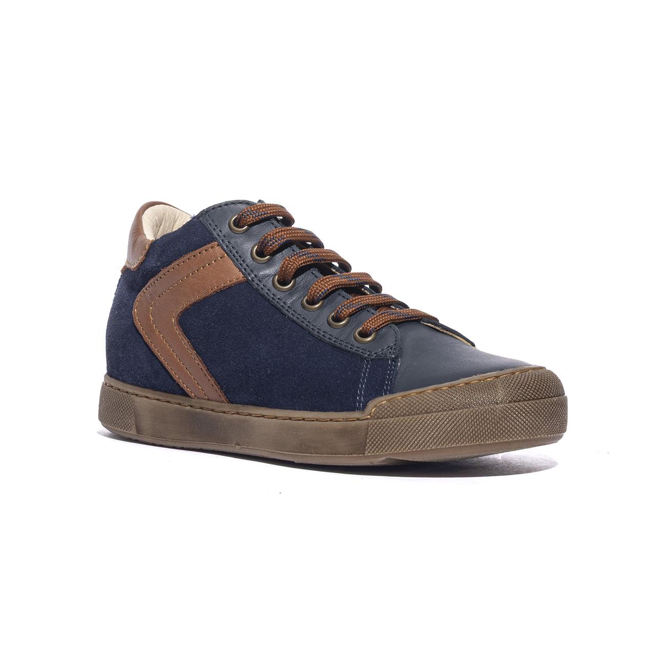 NATURINO 0012015412.01.2C57 NAVY CUOIO Sneakers Bambino 