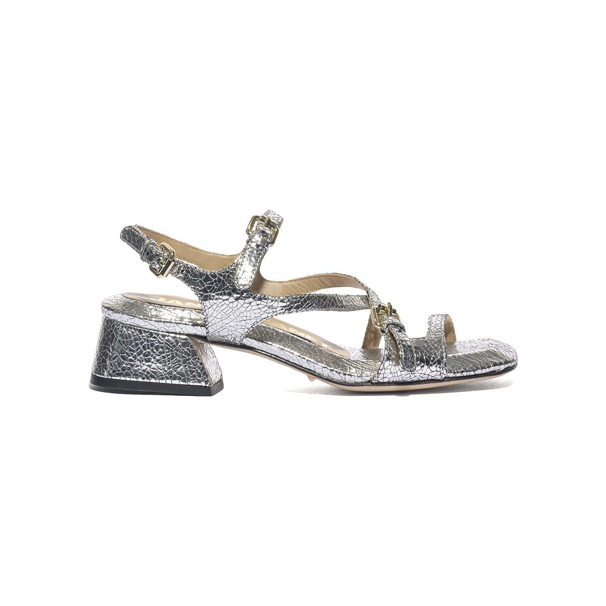 JANET&JANET J-202 SILVER Sandali Donna 