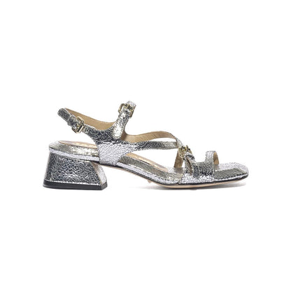JANET&JANET J-202 SILVER Sandali Donna 