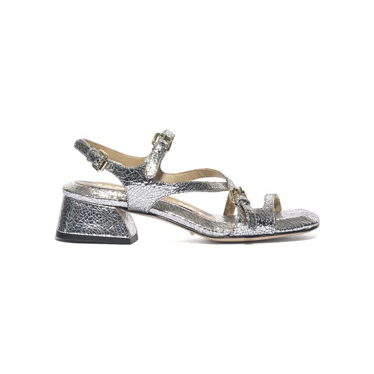 JANET&JANET J-202 SILVER Sandali Donna 