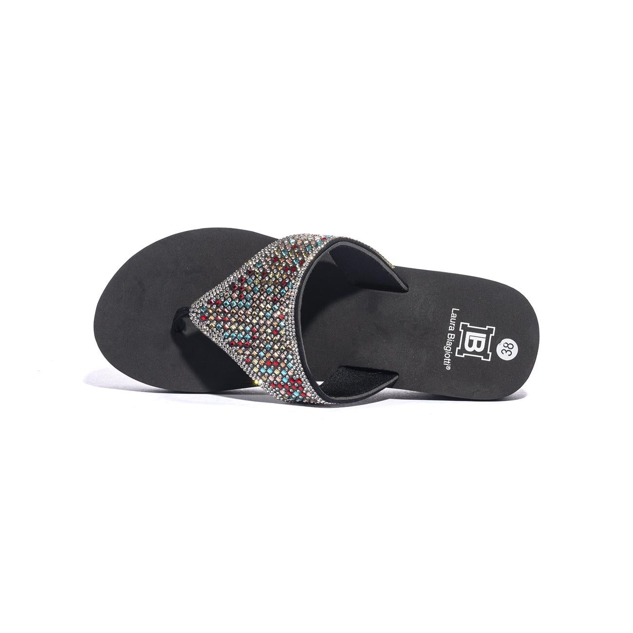 LAURA BIAGIOTTI 9111 BLACK Ciabatte Donna 