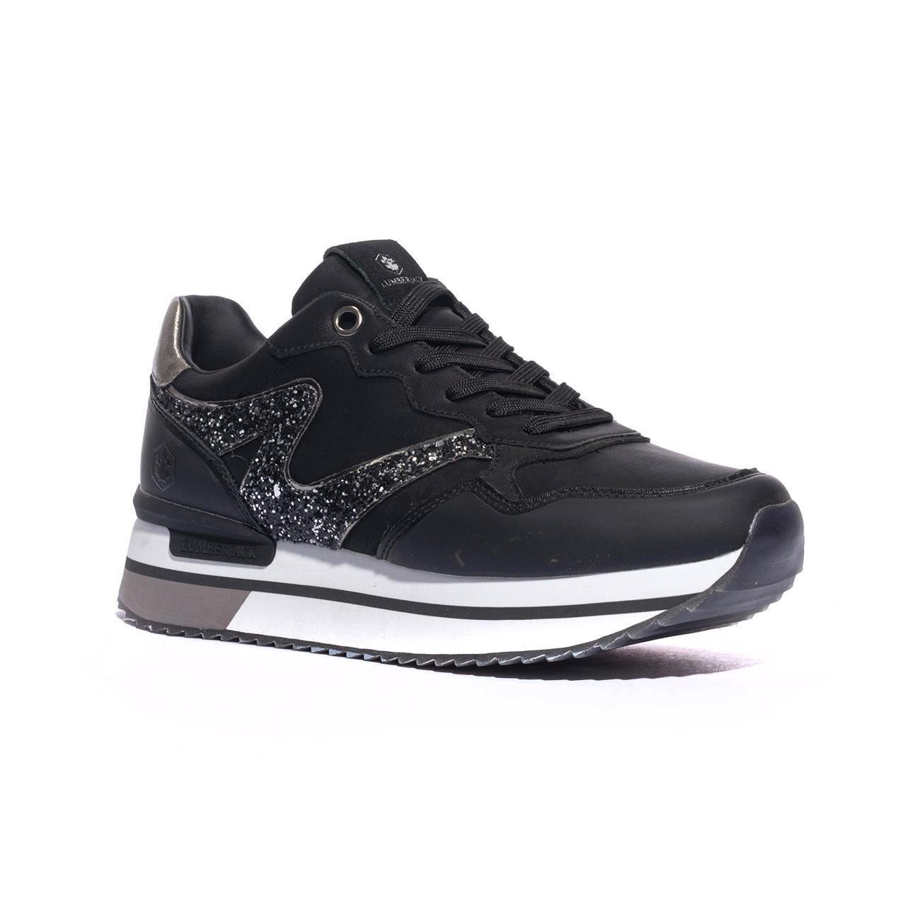 LUMBERJACK SWF8005-006 BLACK Sneakers Donna 
