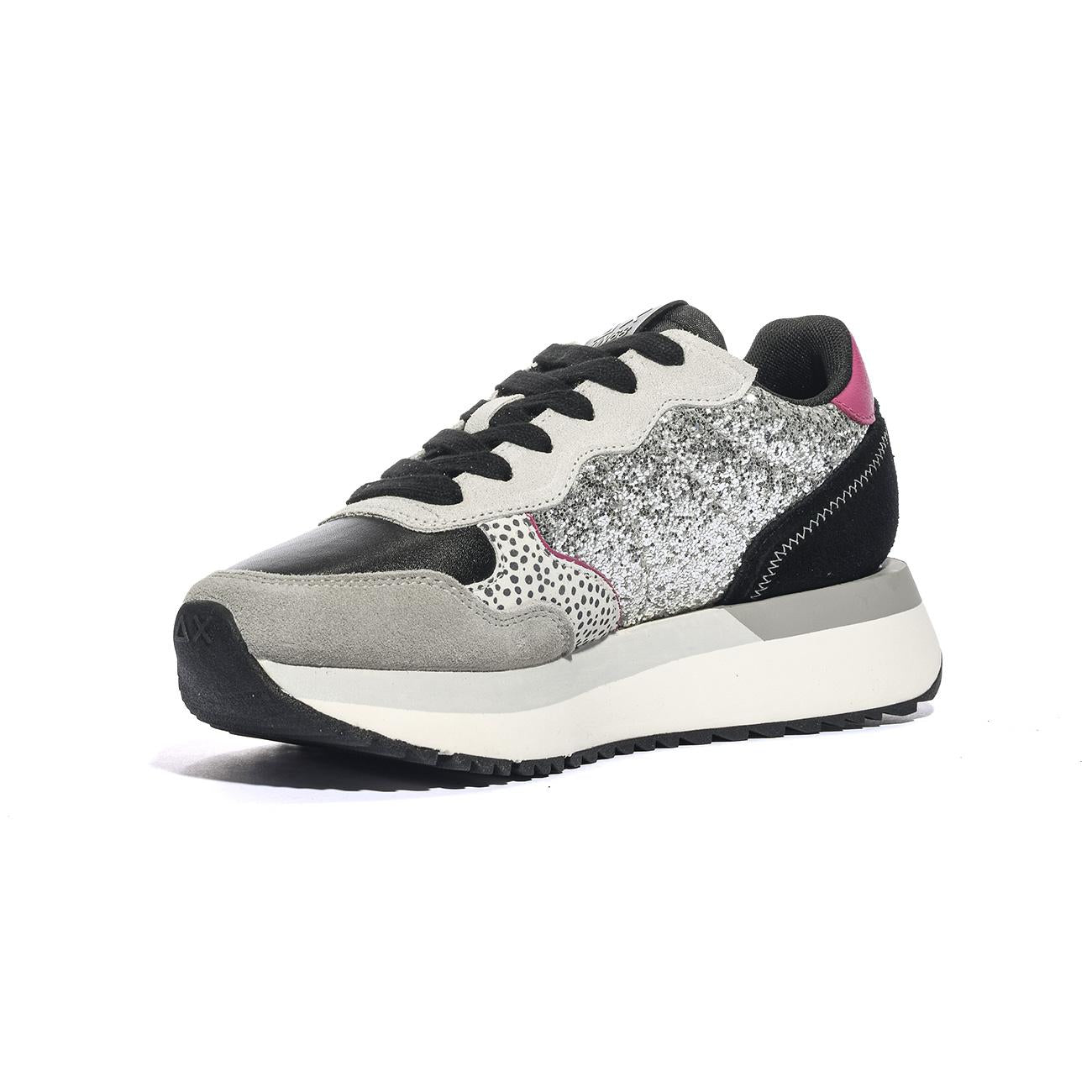 Sneakers Sun68 BIG ALLY GLITTER Argento Z45212ARGENTO SUN 68