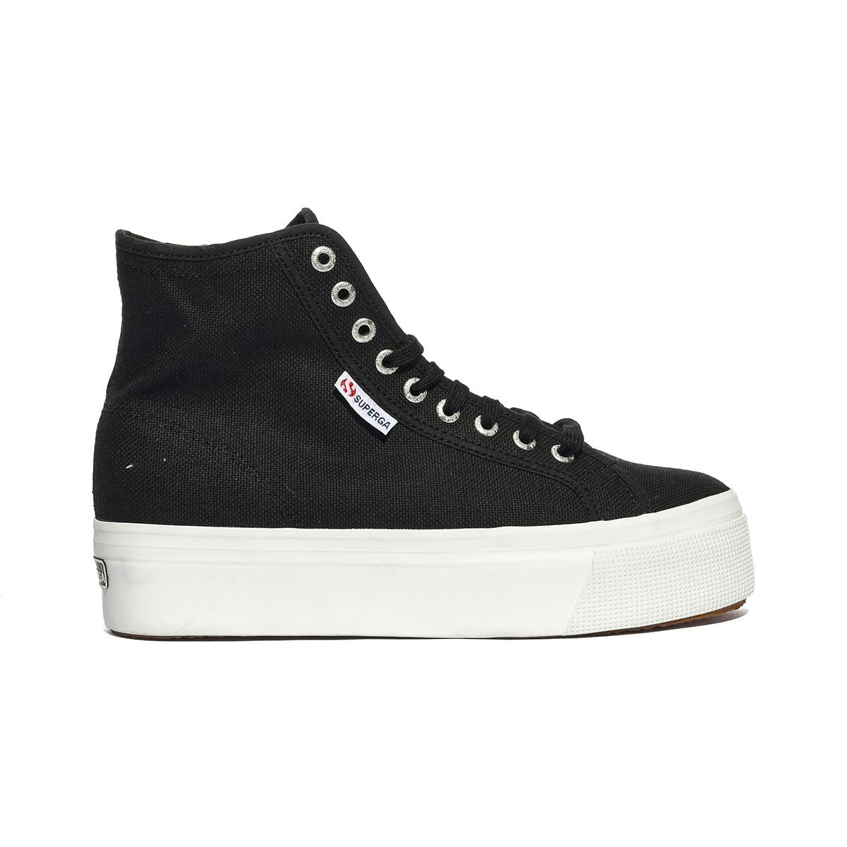 SUPERGA 2708 BLACK FWHITE Sneakers Donna 