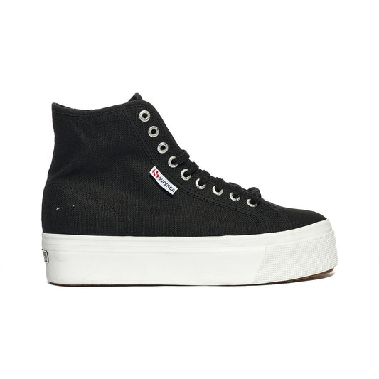 SUPERGA 2708 BLACK FWHITE Sneakers Donna 