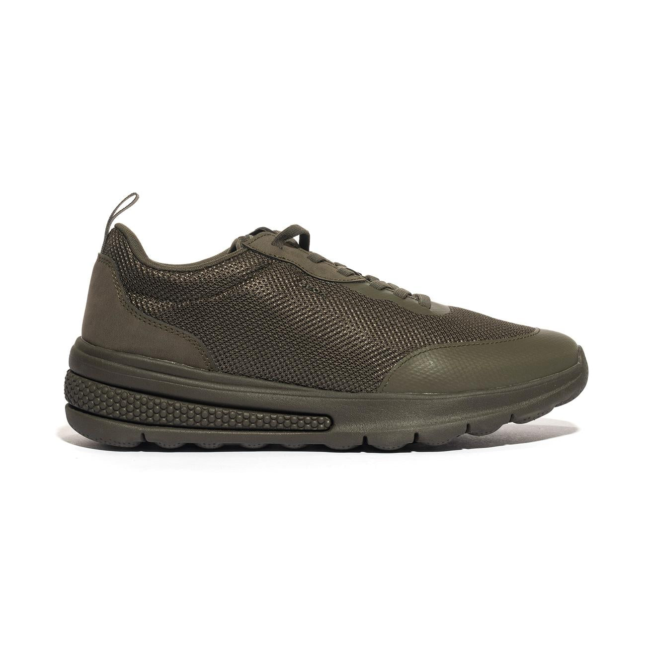 GEOX U46HSB 014EK MILITARY C3009 Sneakers Uomo 