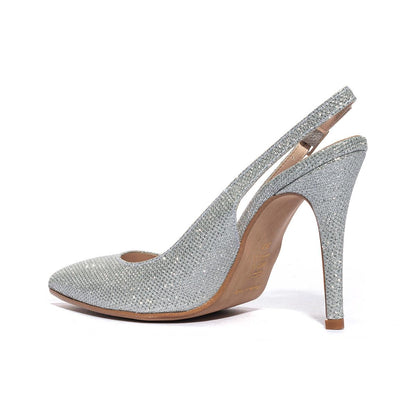 KISS KRISS 429 ARGENTO Decollete Donna 