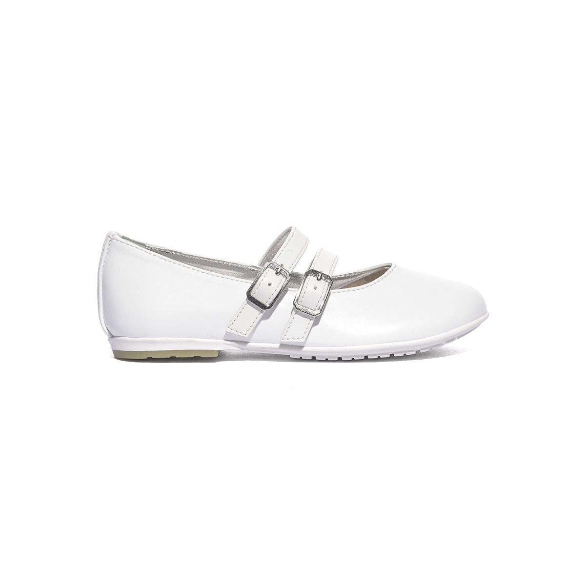 ASSO AG17071 PU WHITE Ballerine Bambina 