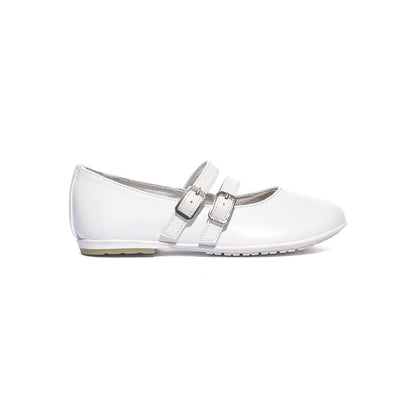 ASSO AG17071 PU WHITE Ballerine Bambina 