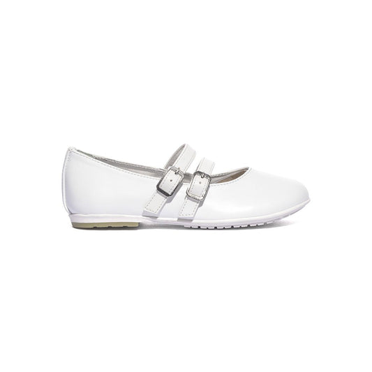 ASSO AG17071 PU WHITE Ballerine Bambina 
