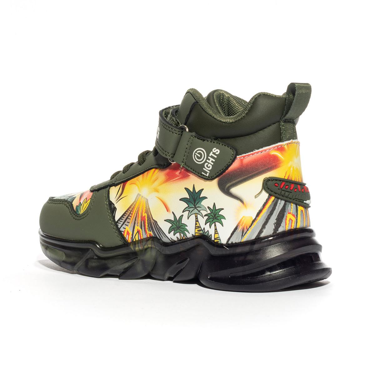 BULL BOYS DVAL3394 VERDE PALUDE Sneakers Bambino 
