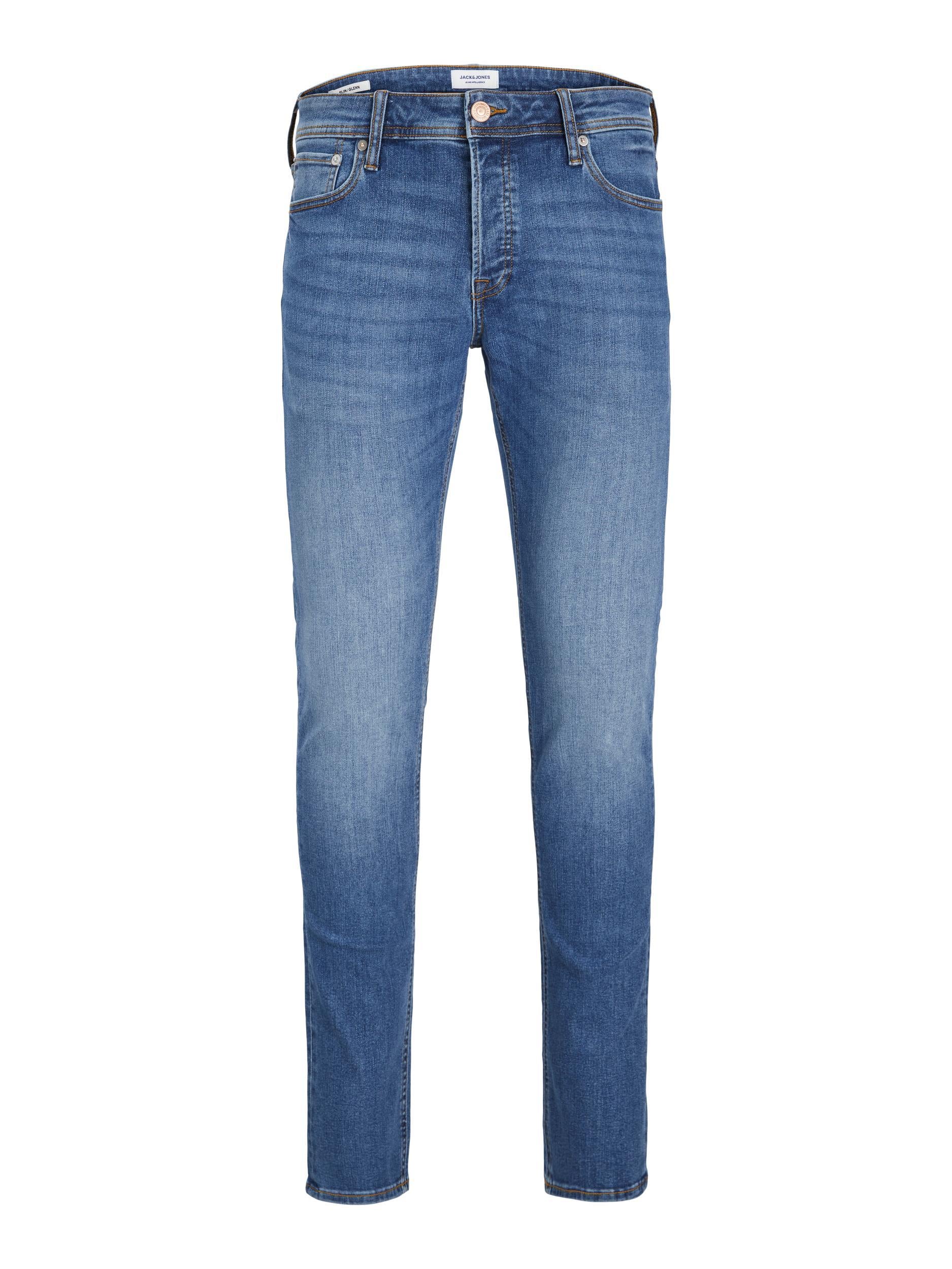 JACK & JONES 12243592 Blue Denim Jeans Uomo 