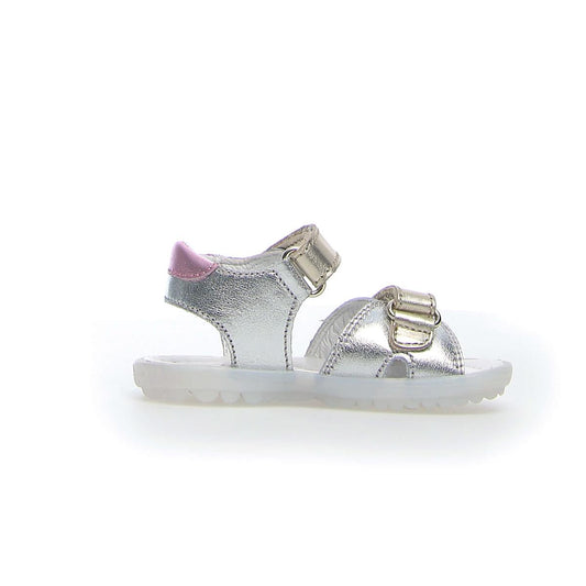 Sandali NATURINO SUN SILVER-PLATINUM-PINK Bambina 0010502429-30-1Q16SILVER-PLATINUM-PINK NATURINO