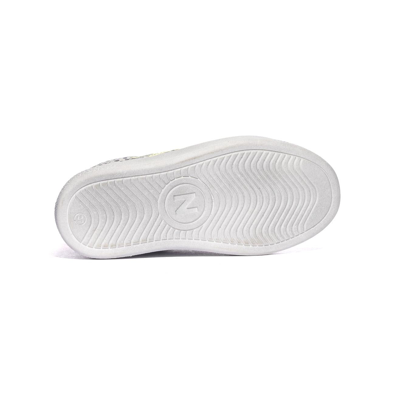 Sneakers Naturino Pinn Bianche 0012017858.07.1N37WHITE BLACK YELLOW NATURINO