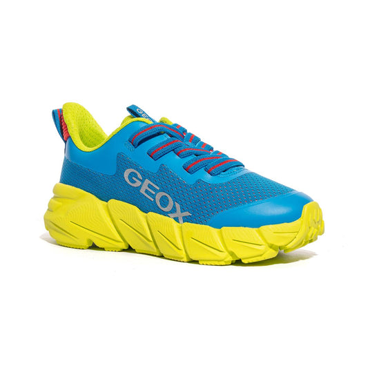 GEOX J46N1A ROYAL LIME C4344 Sneakers Bambino 