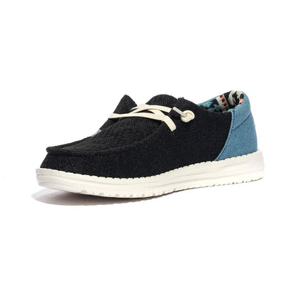HEY DUDE HD40054-001 Black Slip-on Donna 